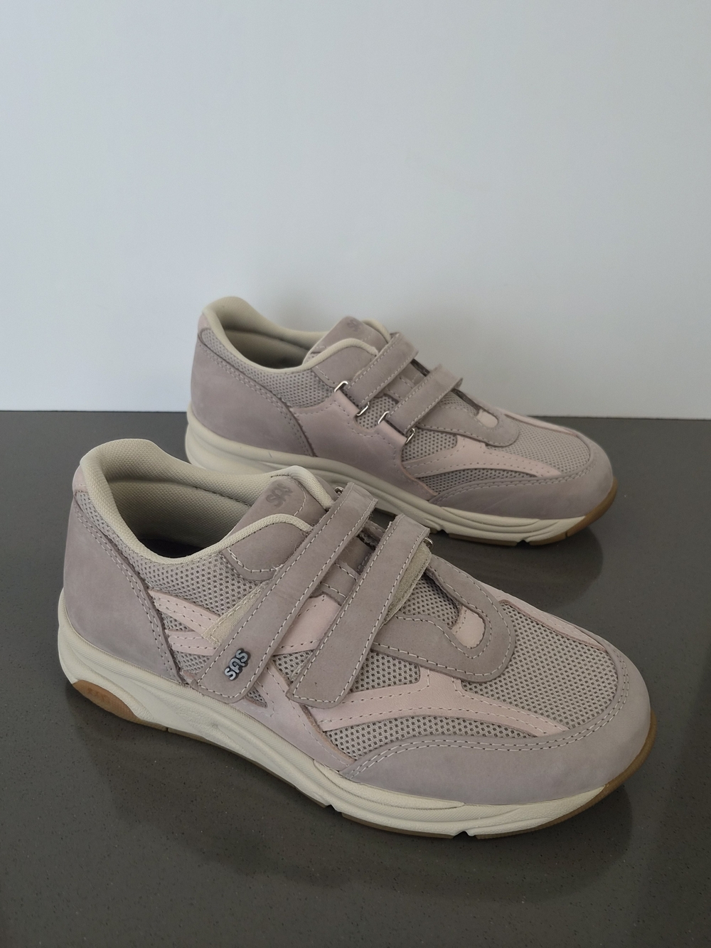 SAS Women's Velcro Walking Sneakers - Light Pink